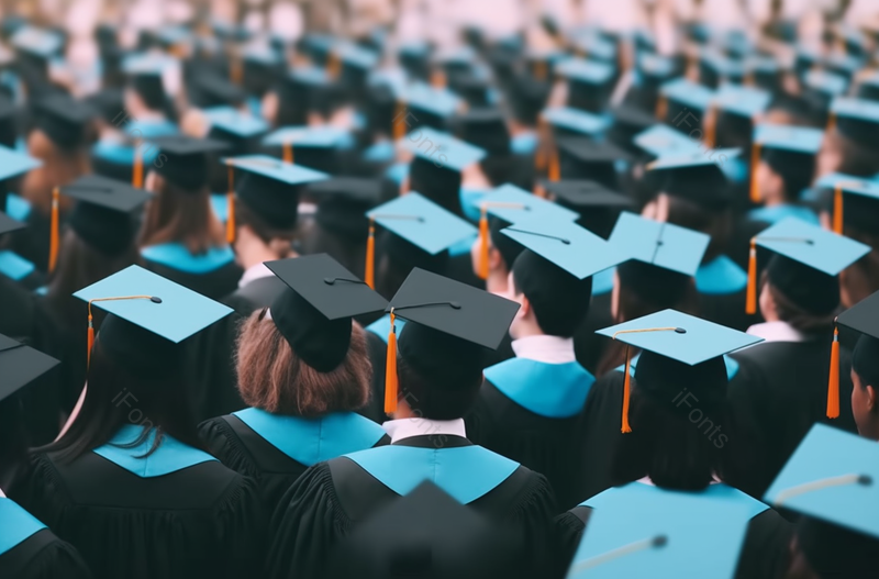 穿着毕业礼服的大学生正在开着会议背景图,高清,摄影图,摄影图片,图片大全,摄影图免费下载